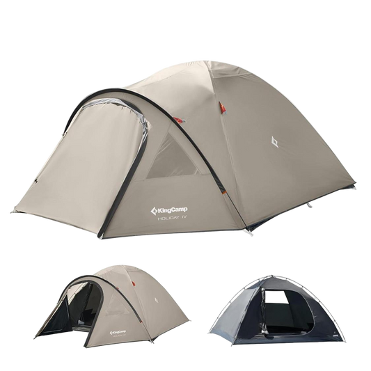 KingCamp Holiday 4 Dome tent Beige