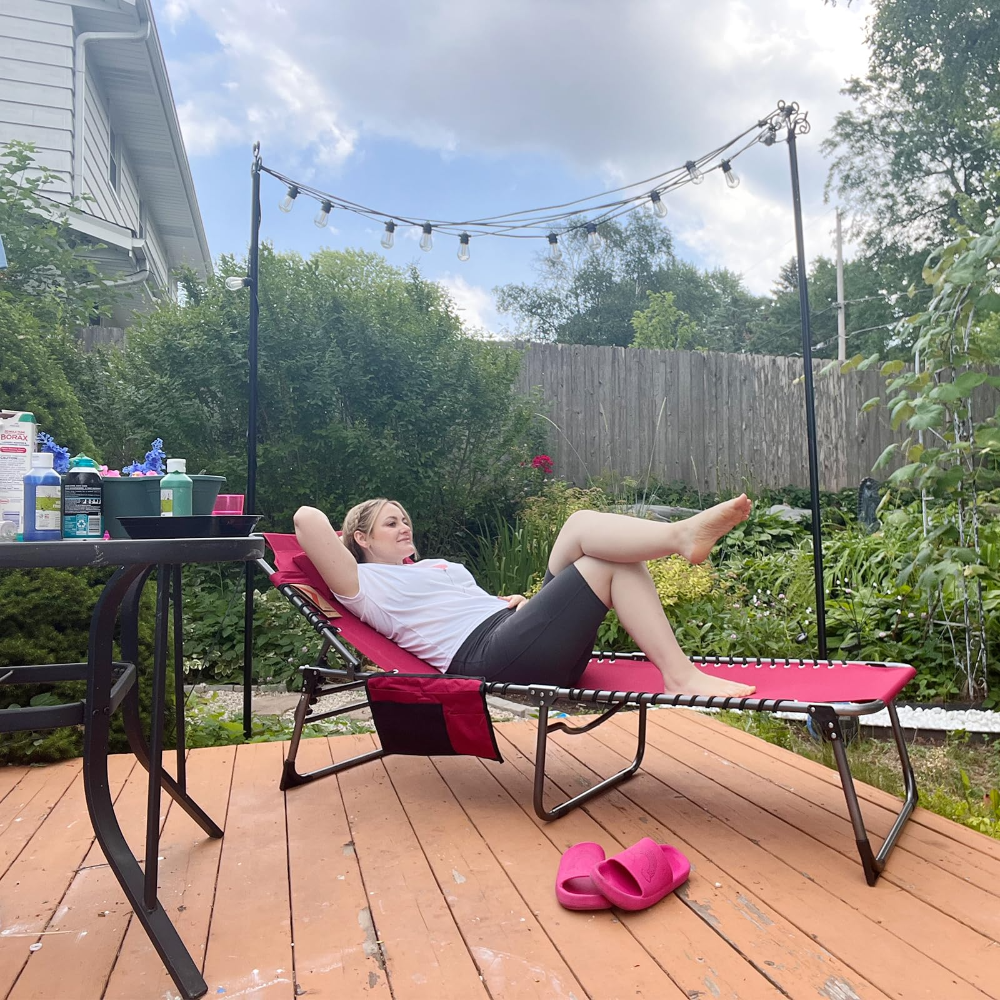 KingCamp Berlin Folding Sun Lounger - Two Colours