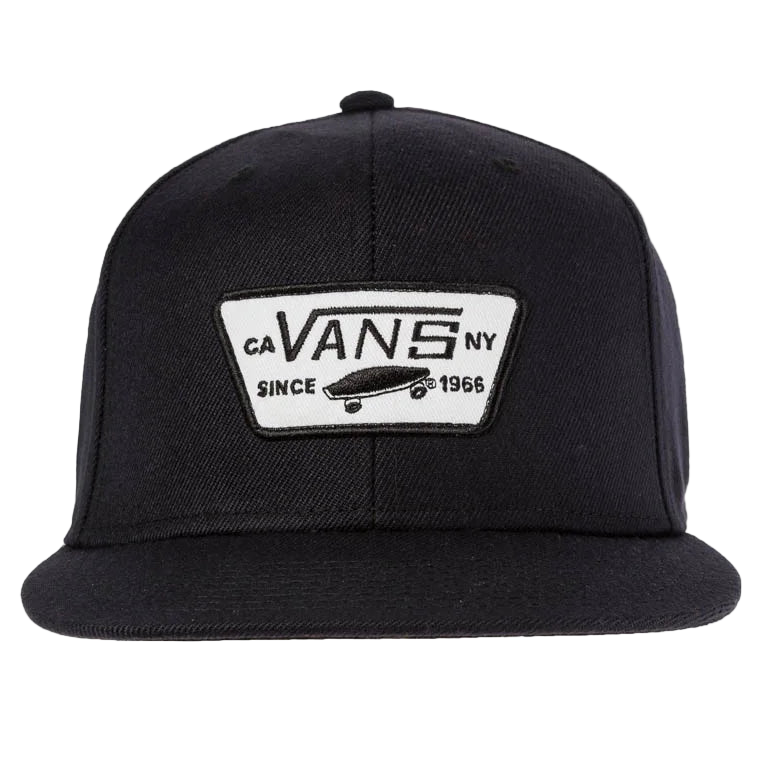 Vans Full Patch Snapback Hat True Black