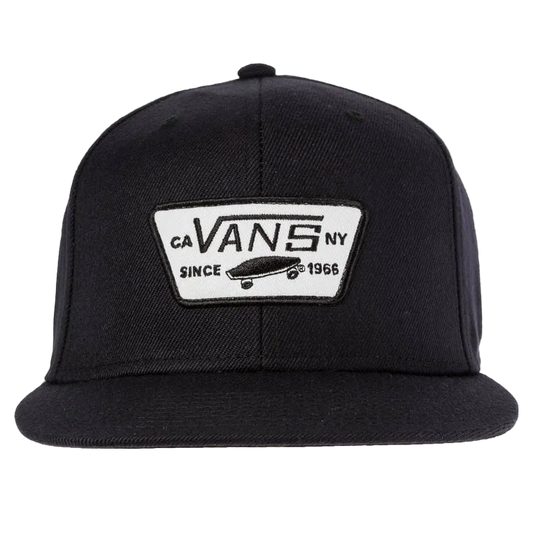 Vans Full Patch Snapback Hat True Black