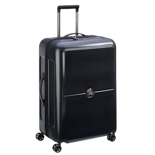 Delsey Turenne Travel Trolley Suitcase - Black 65cm