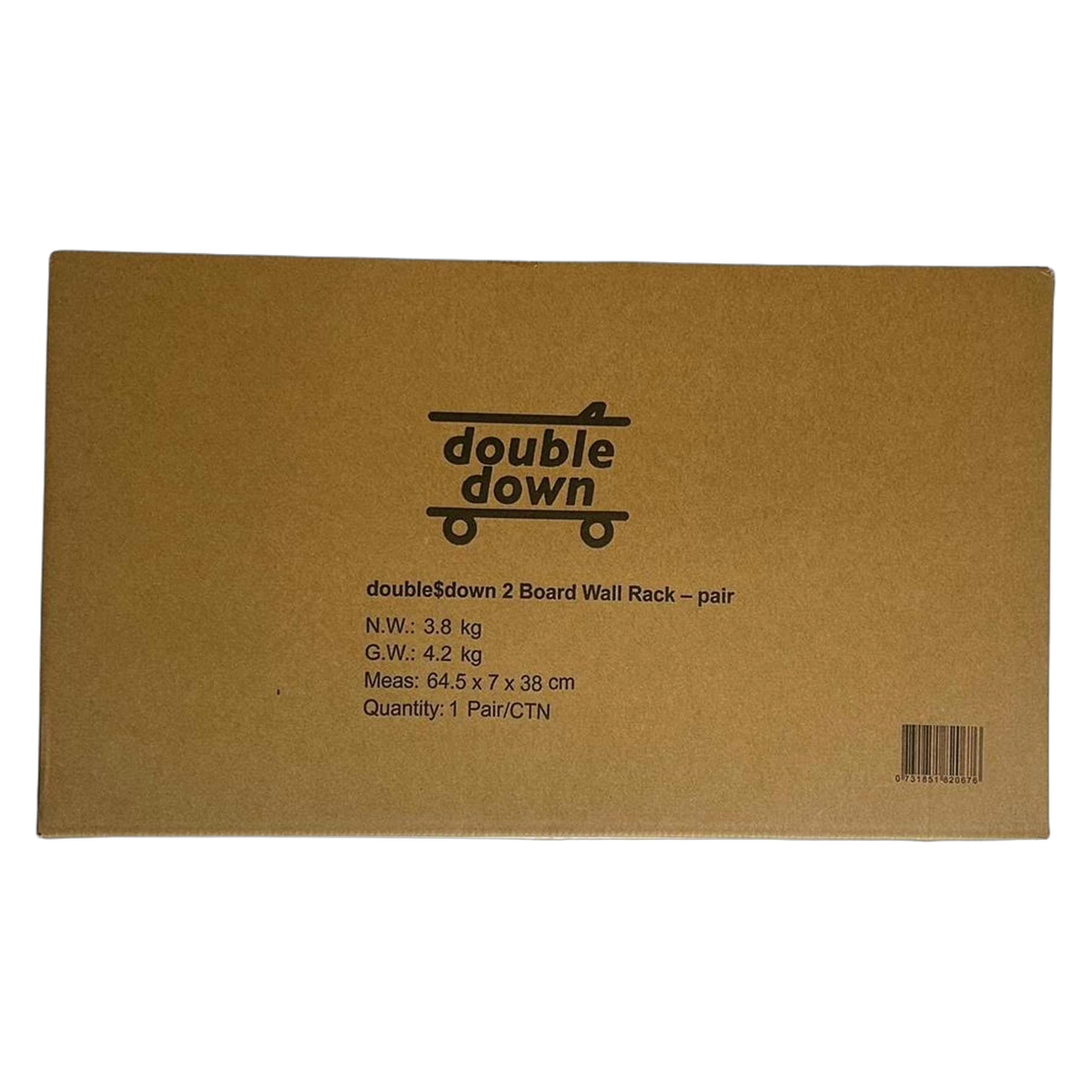 Double$down 2 board wall rack - pair, carton