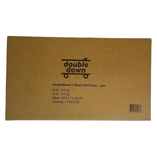 Double$down 2 board wall rack - pair, carton