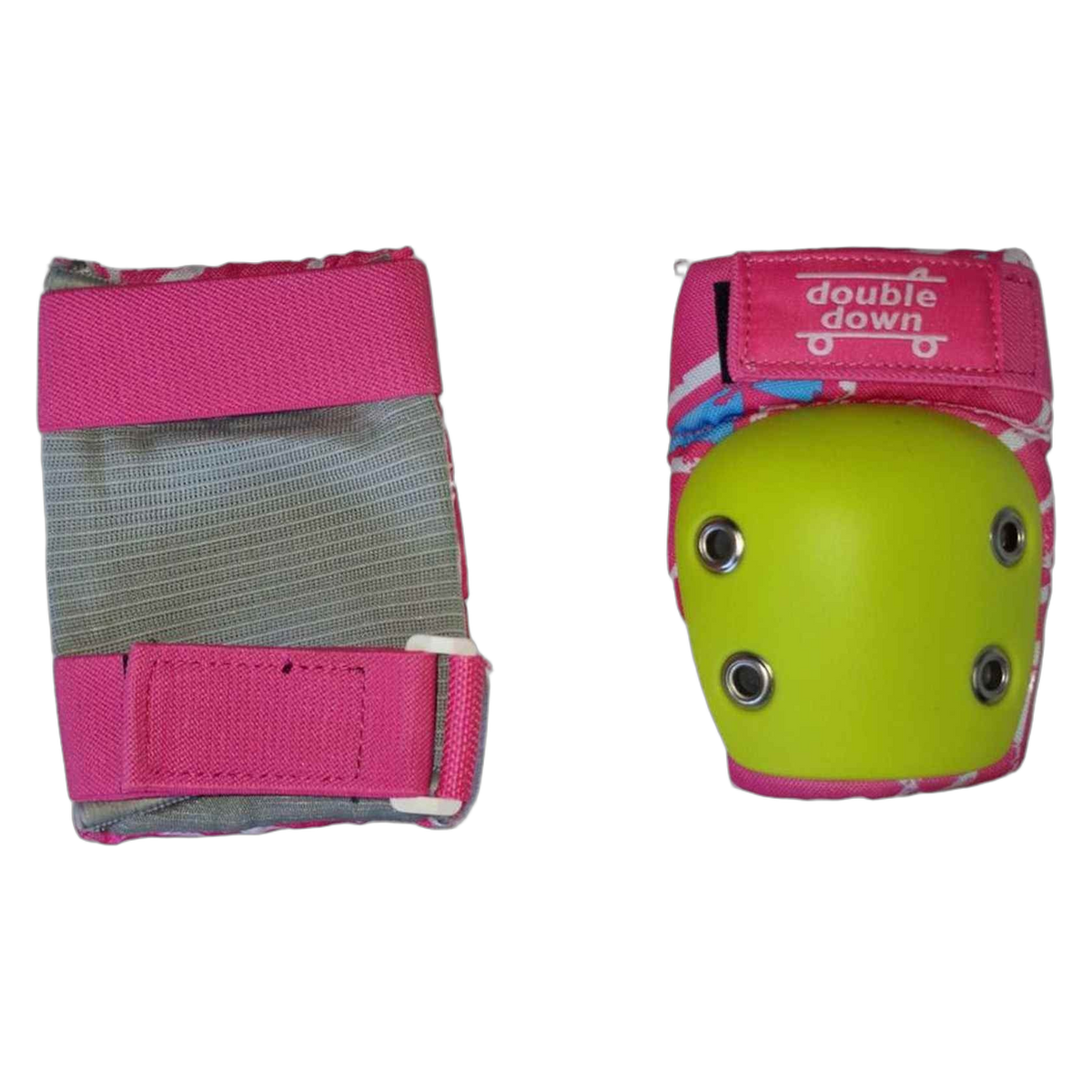 double$down Bump Set Kids Skate Protection Kit, pink elbow pads