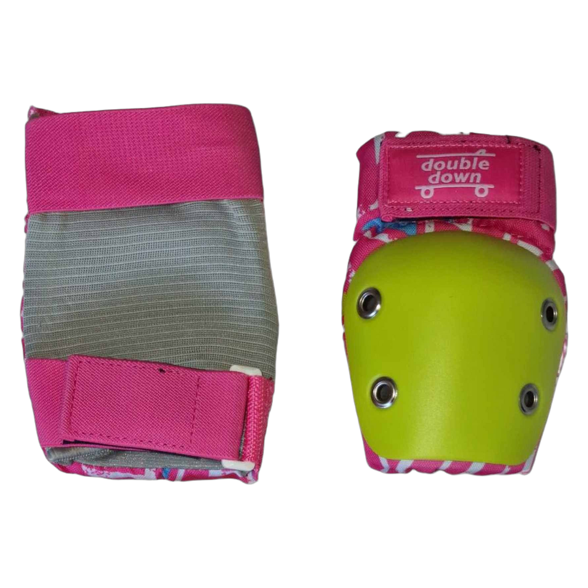 double$down Bump Set Kids Skate Protection Kit, pink knee pads
