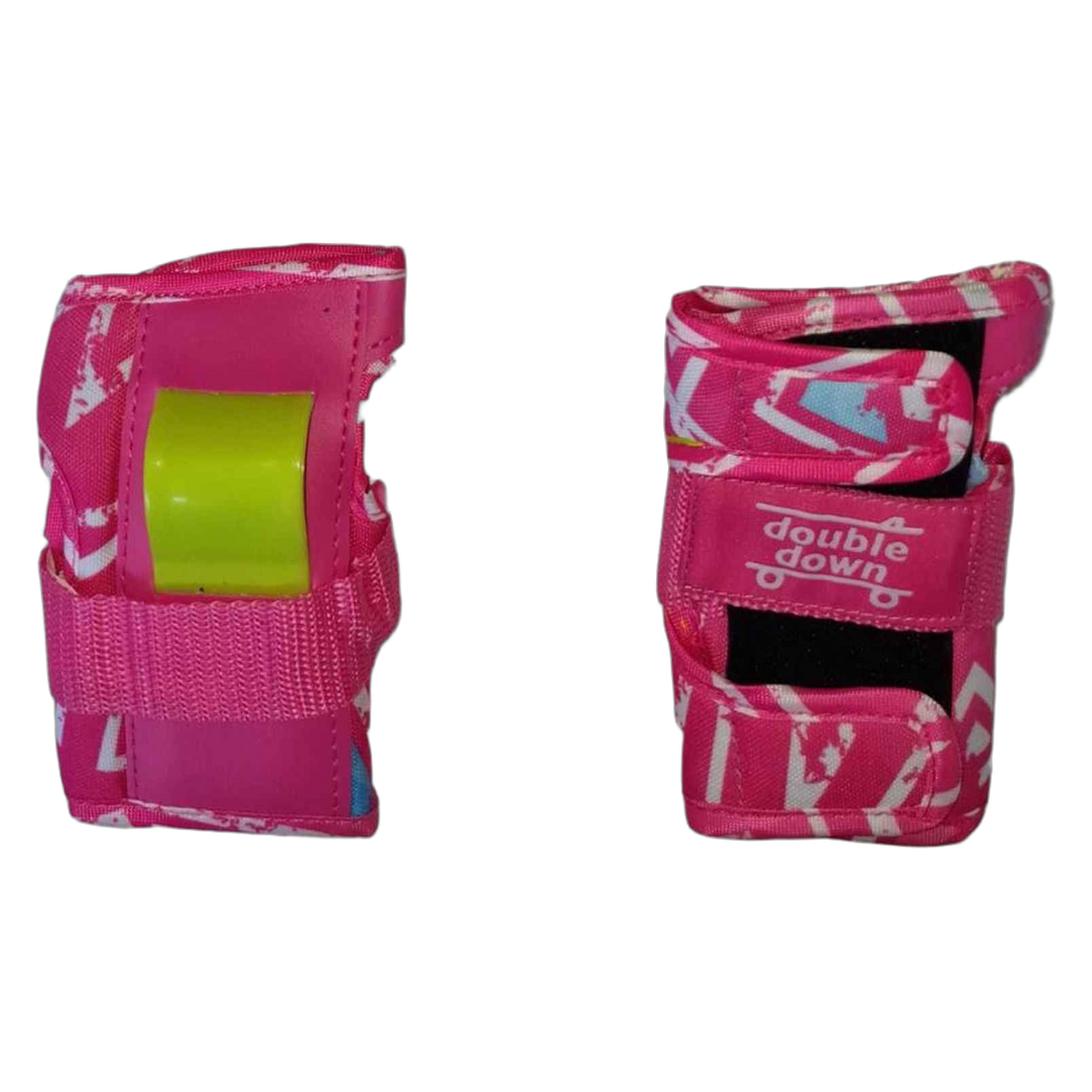 double$down Bump Set Kids Skate Protection Kit, pink wrist guards