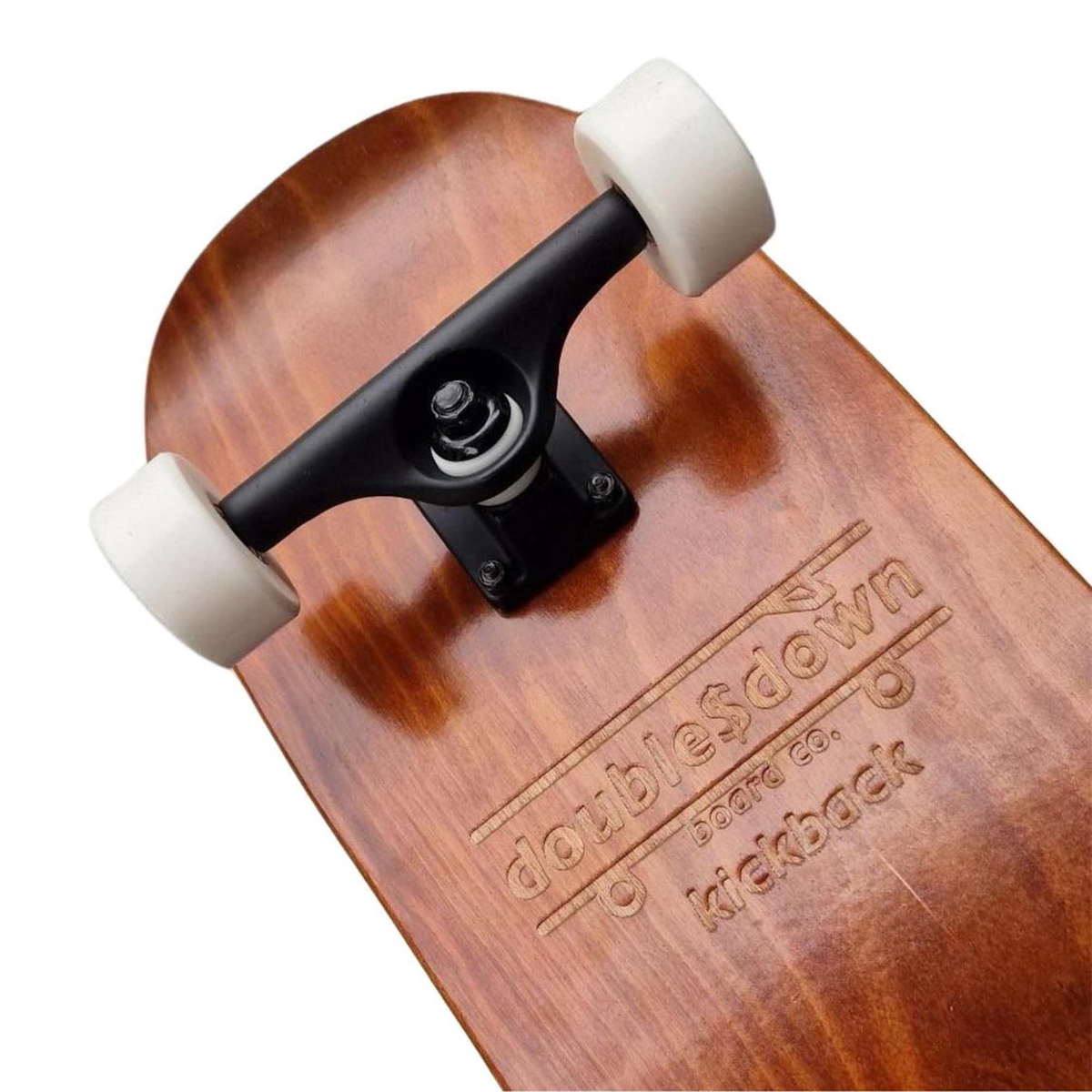 double$down Kickback Skateboard 30in, close up