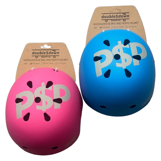 double$down Noodlehouse Helmet Blue, in packaging