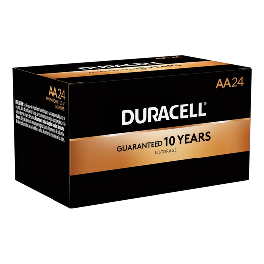 Duracell Coppertop AA Alkaline Batteries - 24 Pack, box