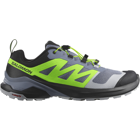 Salomon Men's X-Adventure-Flint Stone/Black/Green Gecko