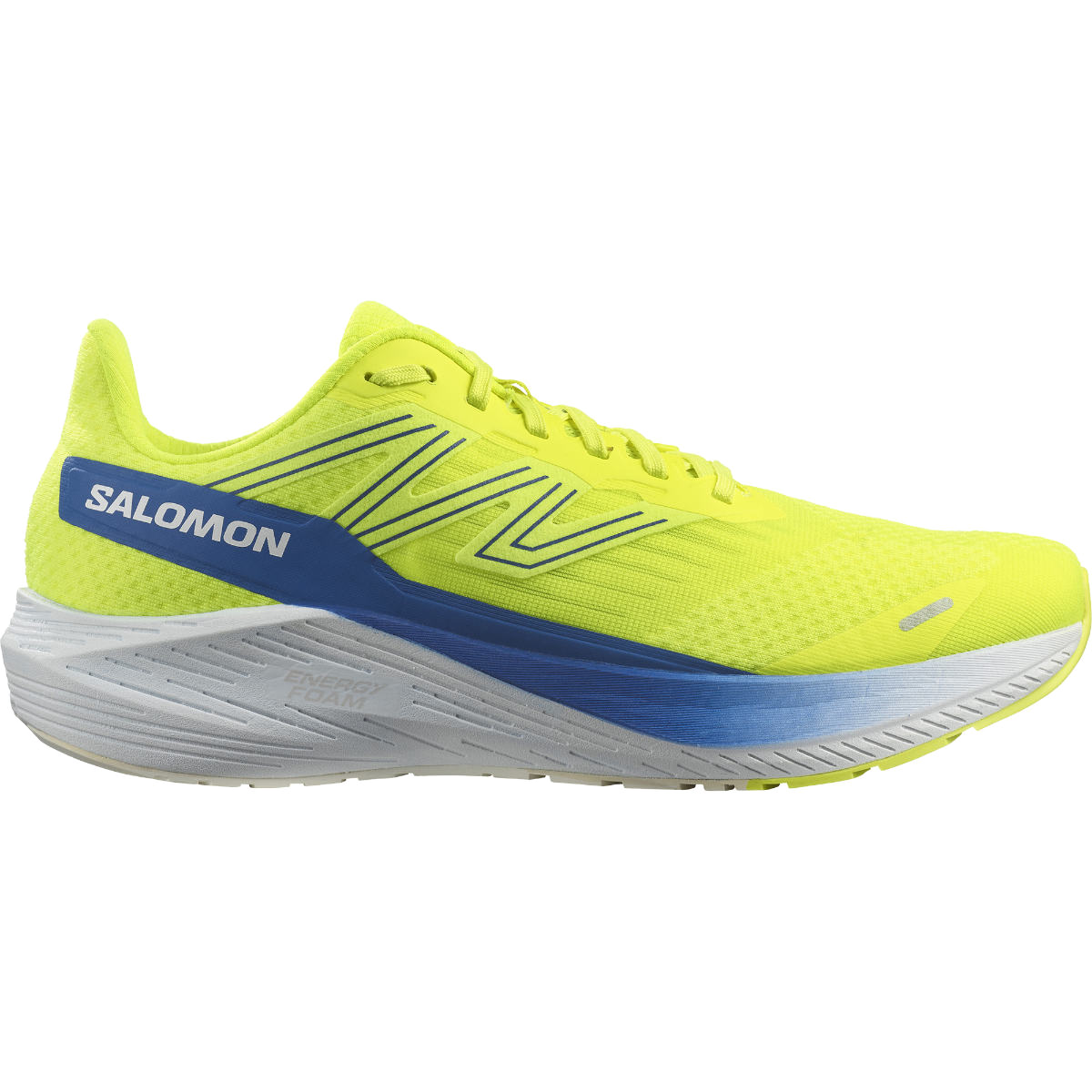 Salomon Men's Aero Blaze-Safety Yellow/Surf The Web/White