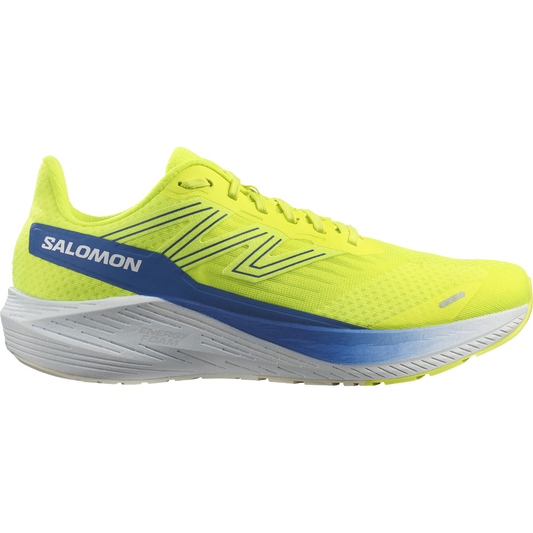 Salomon Men's Aero Blaze-Safety Yellow/Surf The Web/White