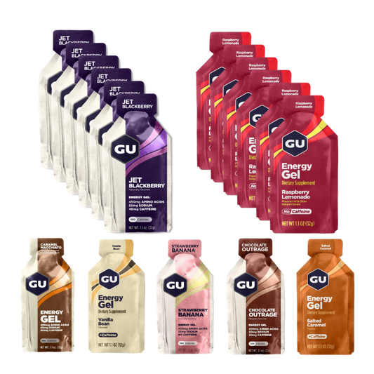 GU Energy Gel 6 pack - 7 Great Flavours