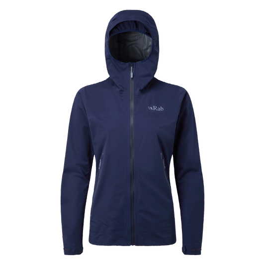Rab Kinetic Plus Women's Jacket in Blueprint, front
