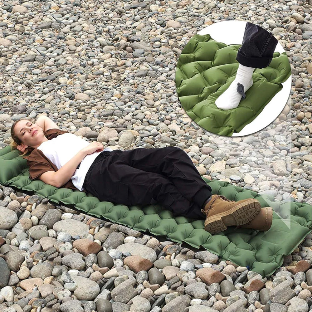 KingCamp Deluxe 10 Inflatable Sleep Mat Olive