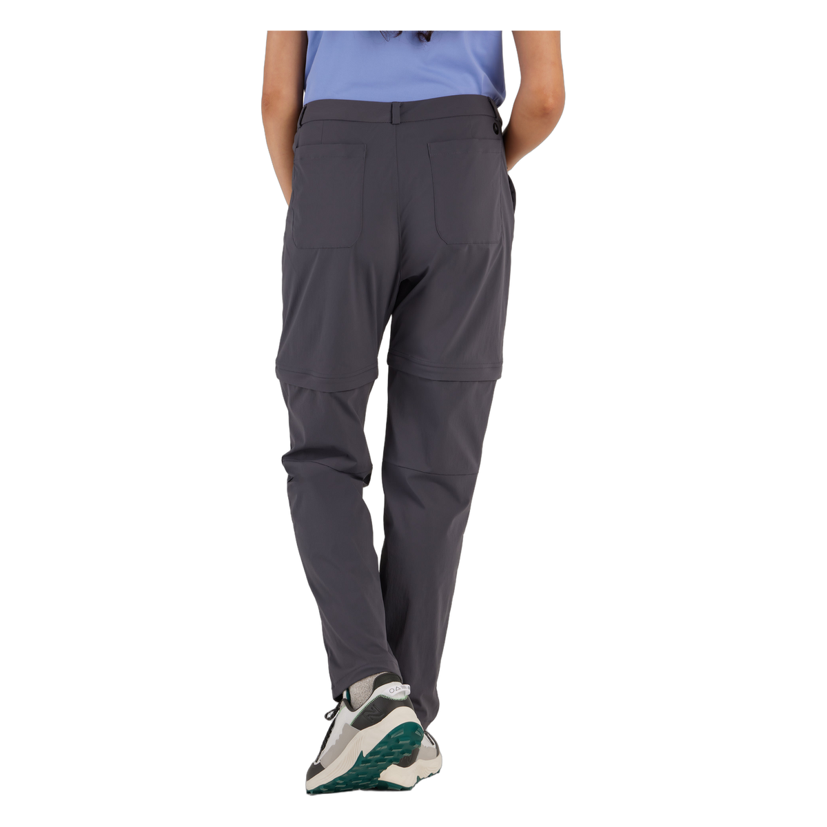 Marmot Arch Rock Women's Convertible Pants in Dark Steel, back