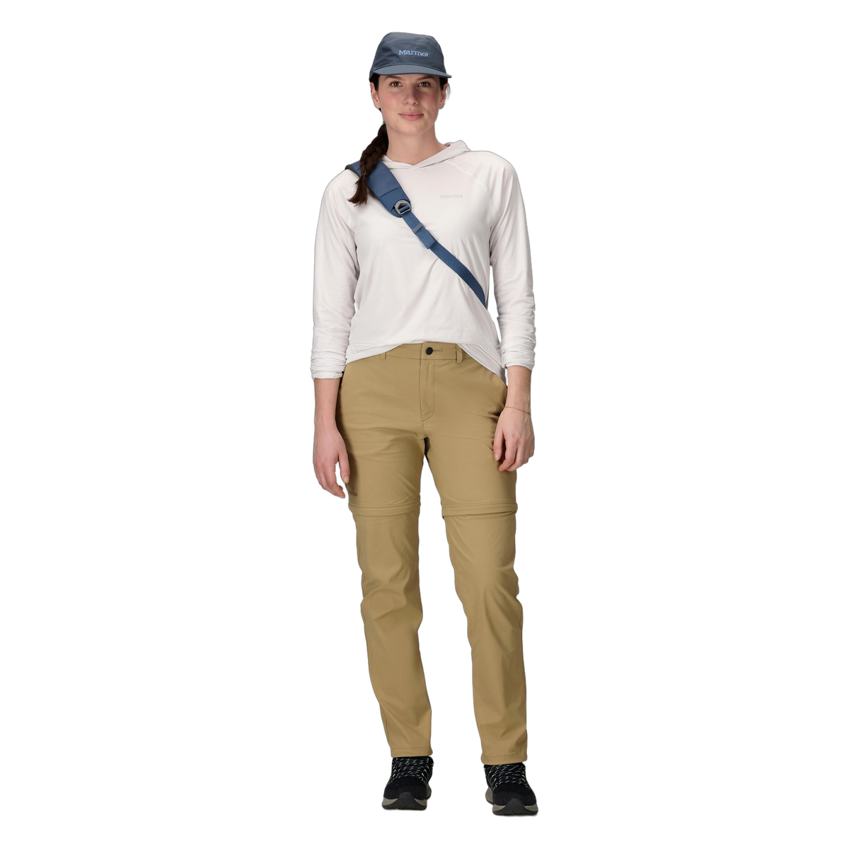 Marmot Arch Rock Women's Convertible Pants in Shetland, full length