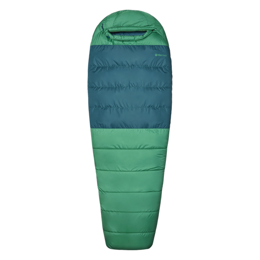 Marmot Lost Coast 30 Down Sleeping Bag in Clover/Dark Jungle