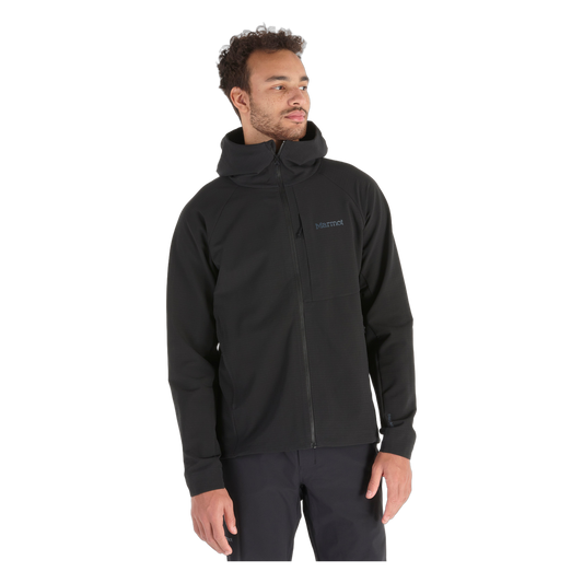 Marmot Pinnacle DriClime Men's Hoody in Black, front