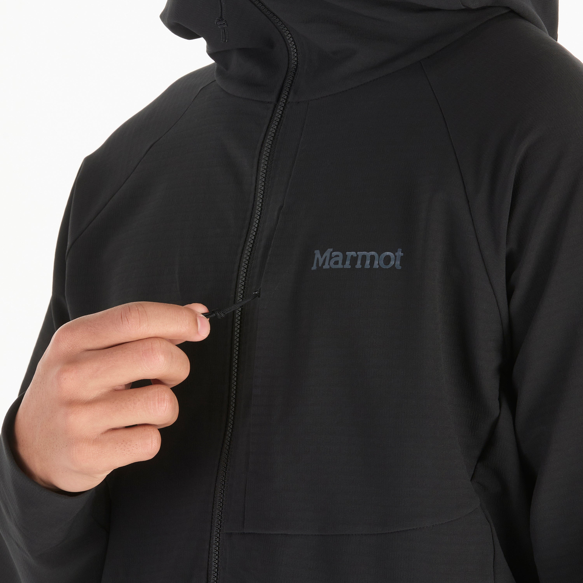 Marmot Pinnacle DriClime Hoody chest pocket zip