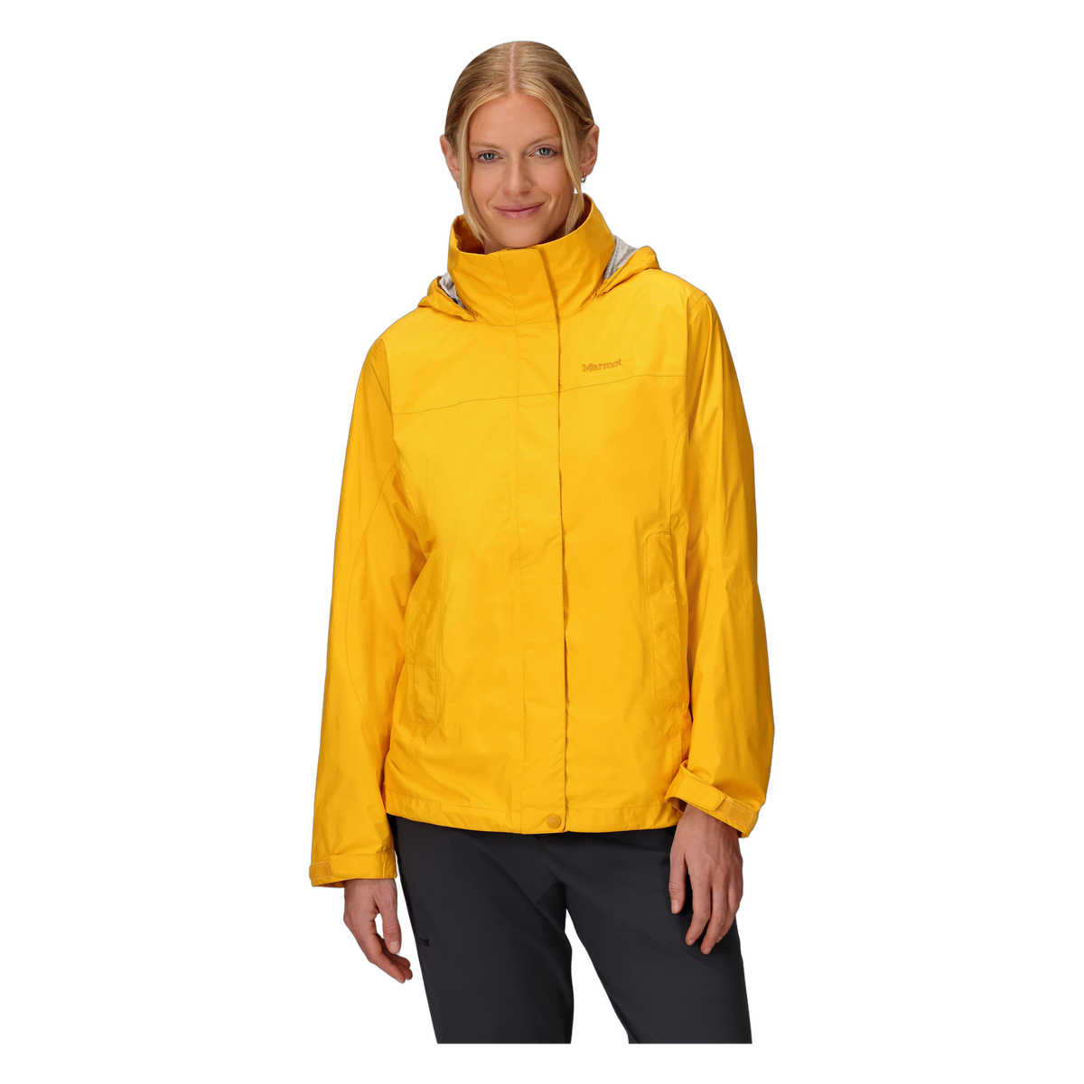Marmot PreCip Eco Women's Rain Jacket in Jackfruit, front