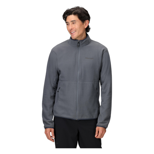 Marmot Rocklin Men's Fleece Jacket in Steel Onyx, front