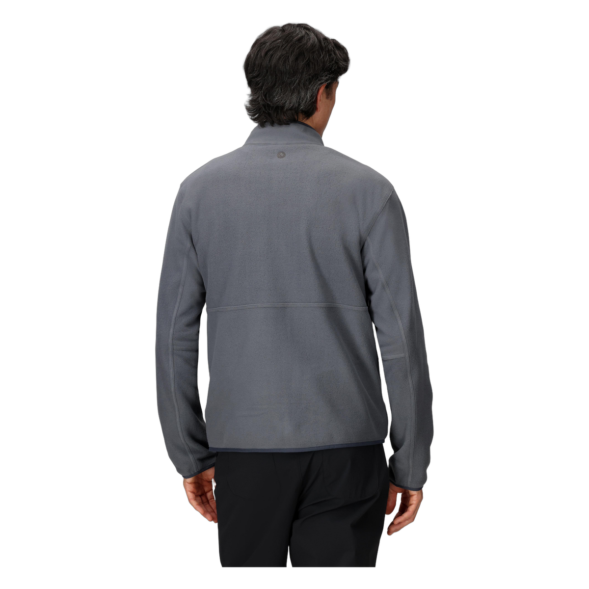 Marmot Rocklin Men's Fleece Jacket in Steel Onyx, back