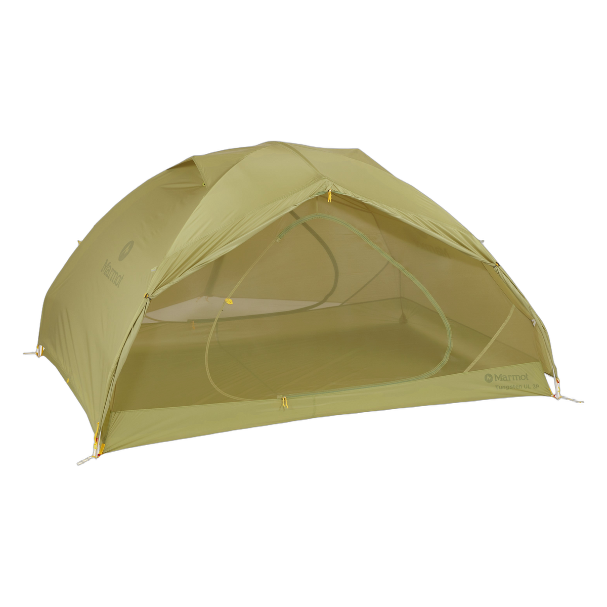 Marmot Tungsten UL 3 Person Tent, vestibule rolled back