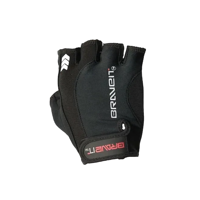 Brave Air Gel Short Finger Gloves Black