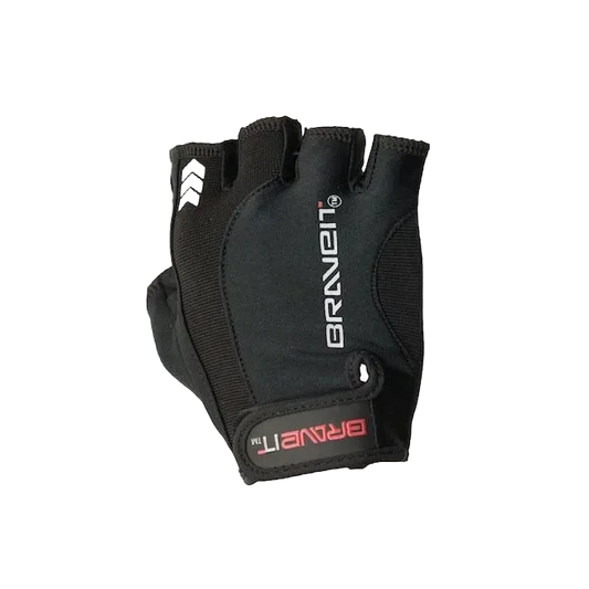 Brave Air Gel Short Finger Gloves Black