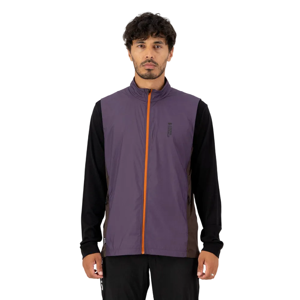 Mons Royale Redwood Men's Vest - Indigo / Cedar