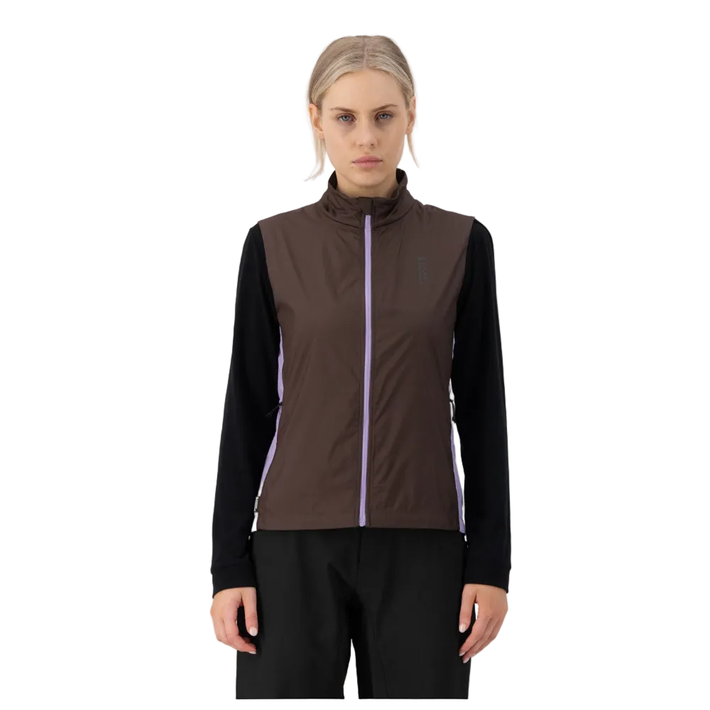 Mons Royale Redwood Women's Vest - Cedar / Lupin