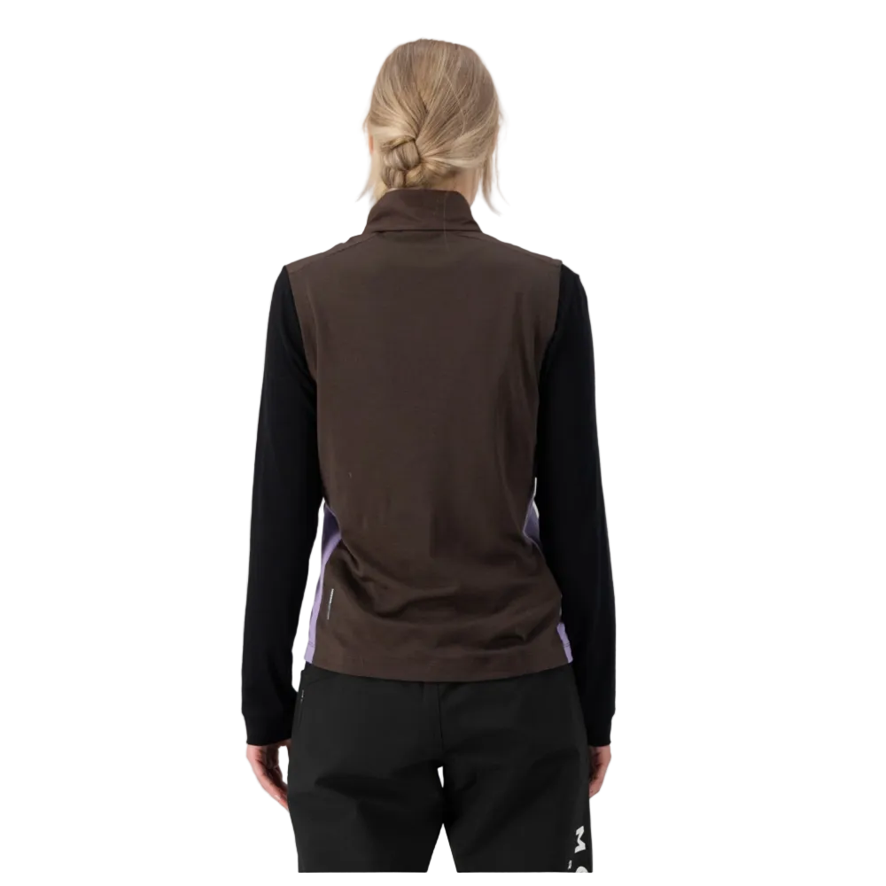 Mons Royale Redwood Women's Vest - Cedar / Lupin