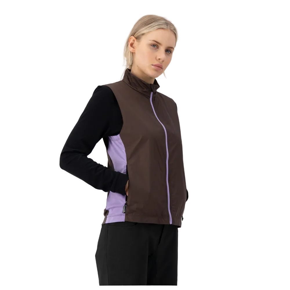 Mons Royale Redwood Women's Vest - Cedar / Lupin