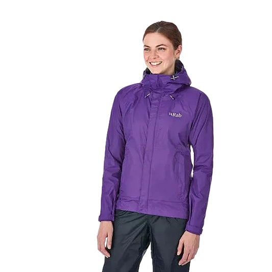 RAB Downpour Womens Jacket - Nightshade - Size 10