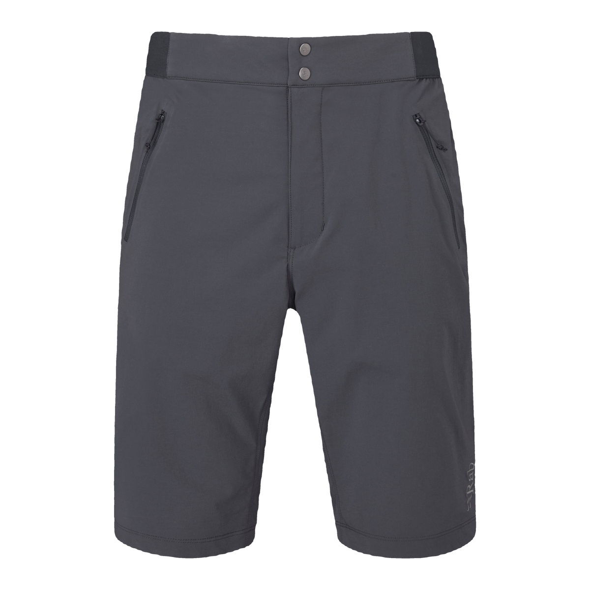 Rab Ascendor Light Men's Shorts in Beluga, front view
