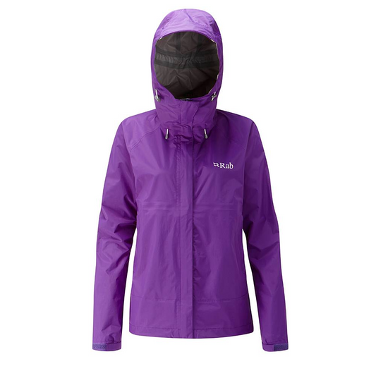 RAB Downpour Womens Jacket - Nightshade - Size 10