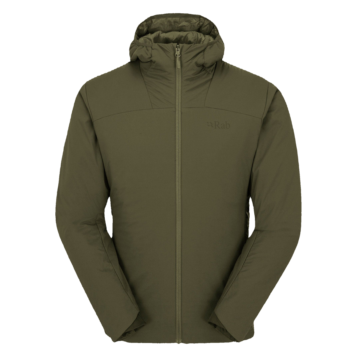 Rab Xenair Alpine Light Men's Jacket in Olive (Olive), front view