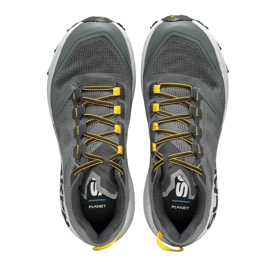 Scarpa Spin Planet Men's Trail Running Shoes - Anthracite Saffron 45