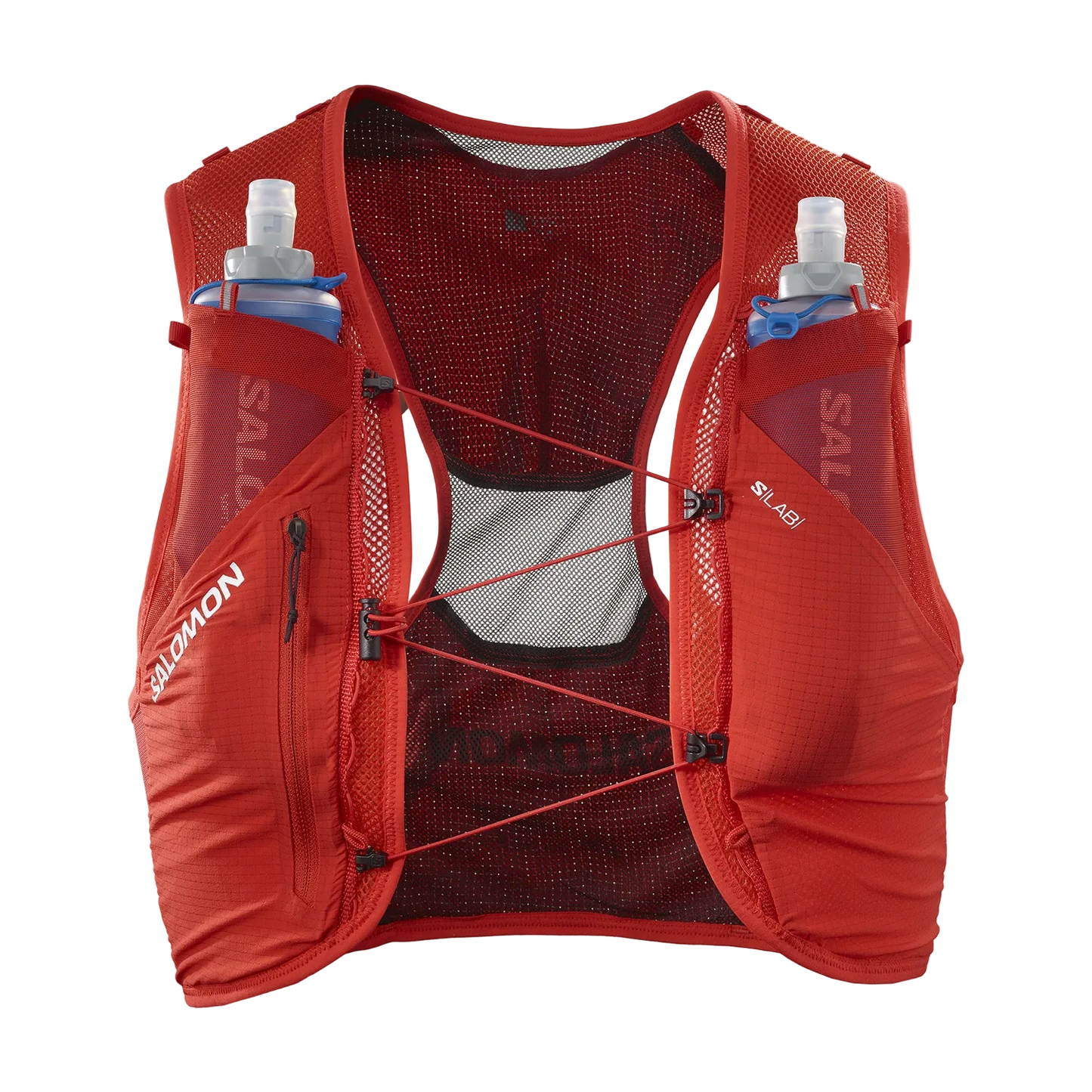 Salomon S/Lab Pulsar 3 With Flasks-Fiery Red/Black-S