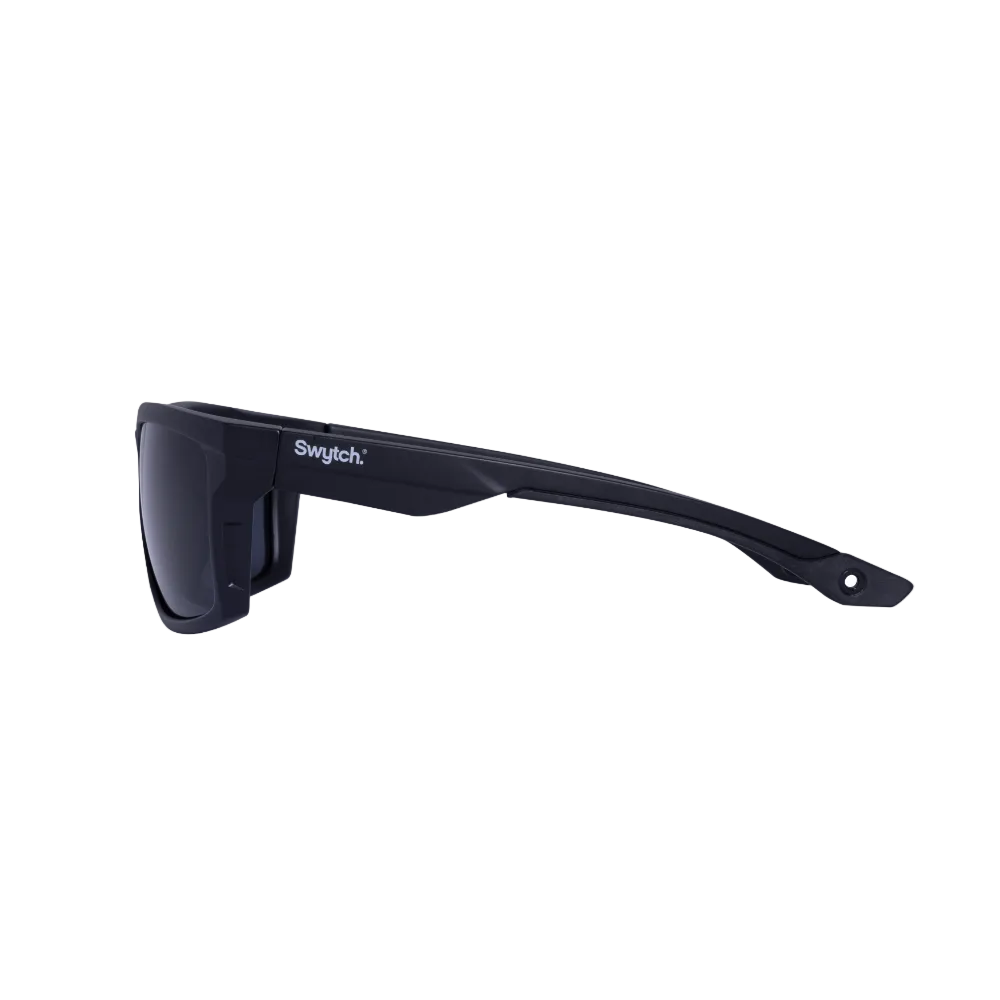 Swytch Blast Polarised Black Sunglasses