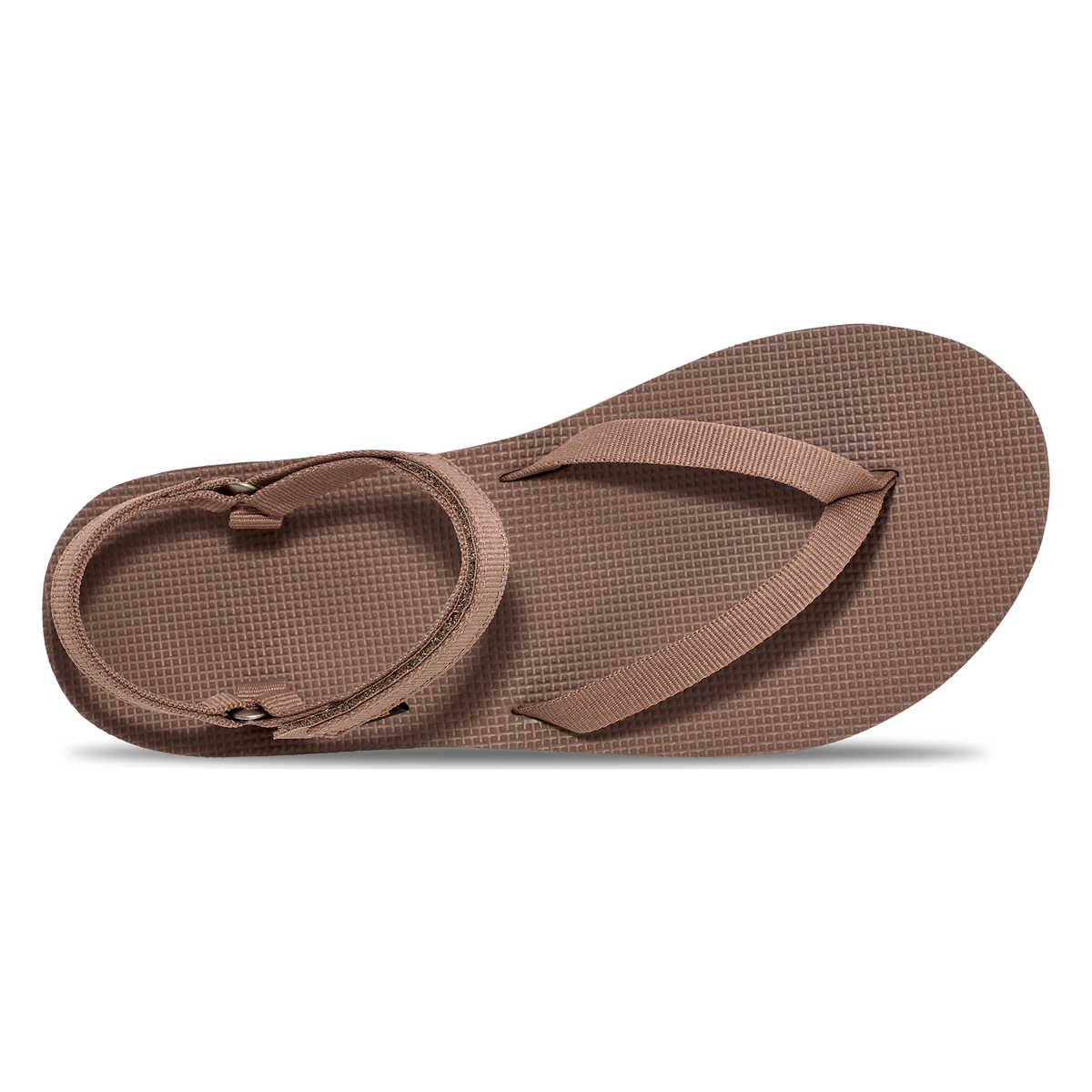 Teva Flatform Slim women's sandal in Caribou, top view