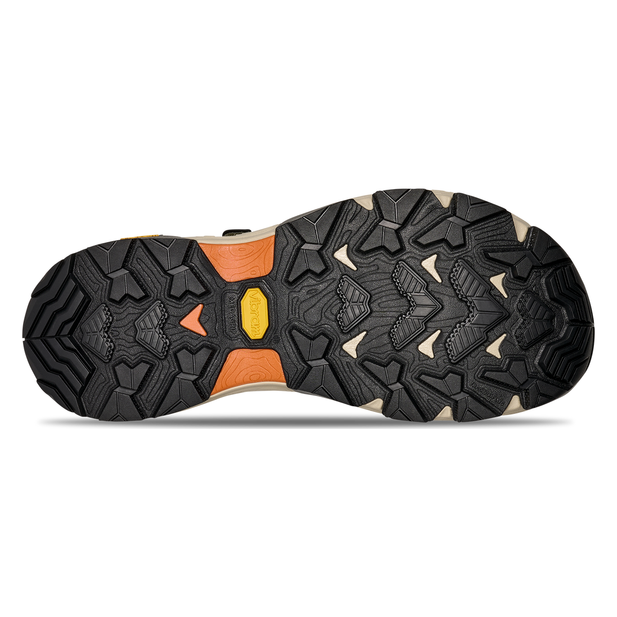 Teva Grandview Max men's hiking sandal in Olive, sole