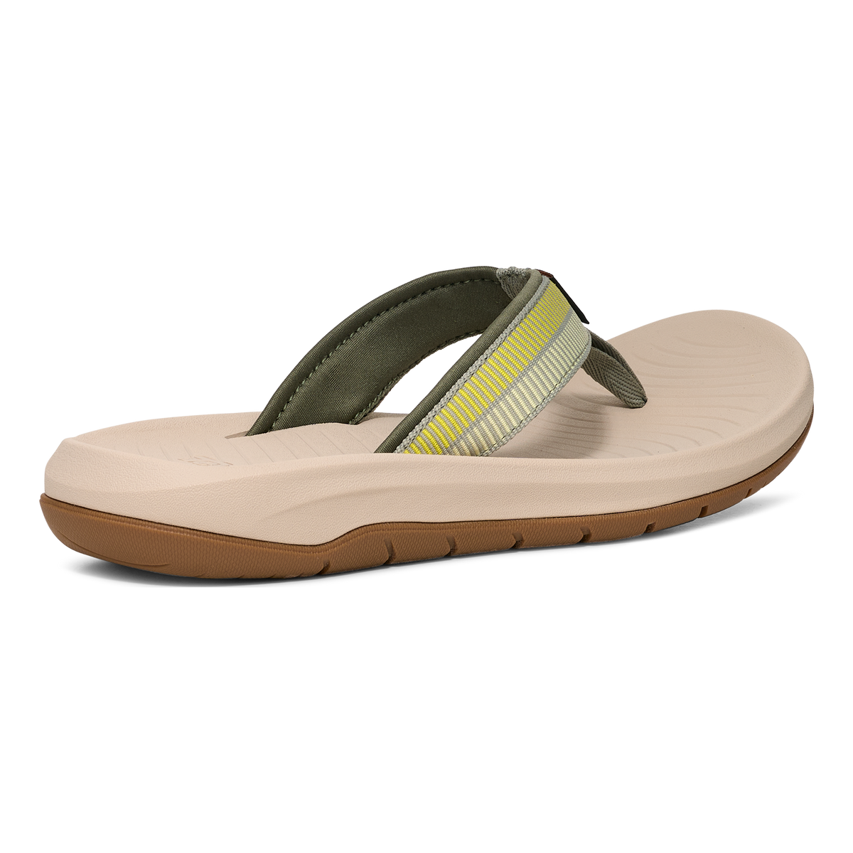 Teva Hurricane Flip women's jandal in Archive Ladder Seagrass, back angle