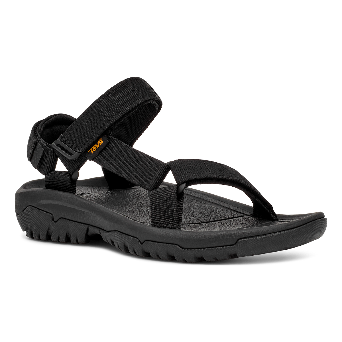 Teva Hurricane XLT2 women's sandal in Black, angle view