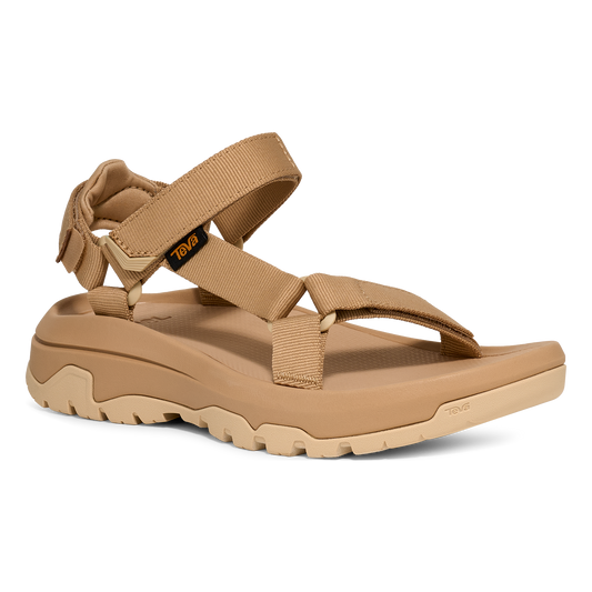 Teva Hurricane XLT3 women's sandal in Tan, angle view