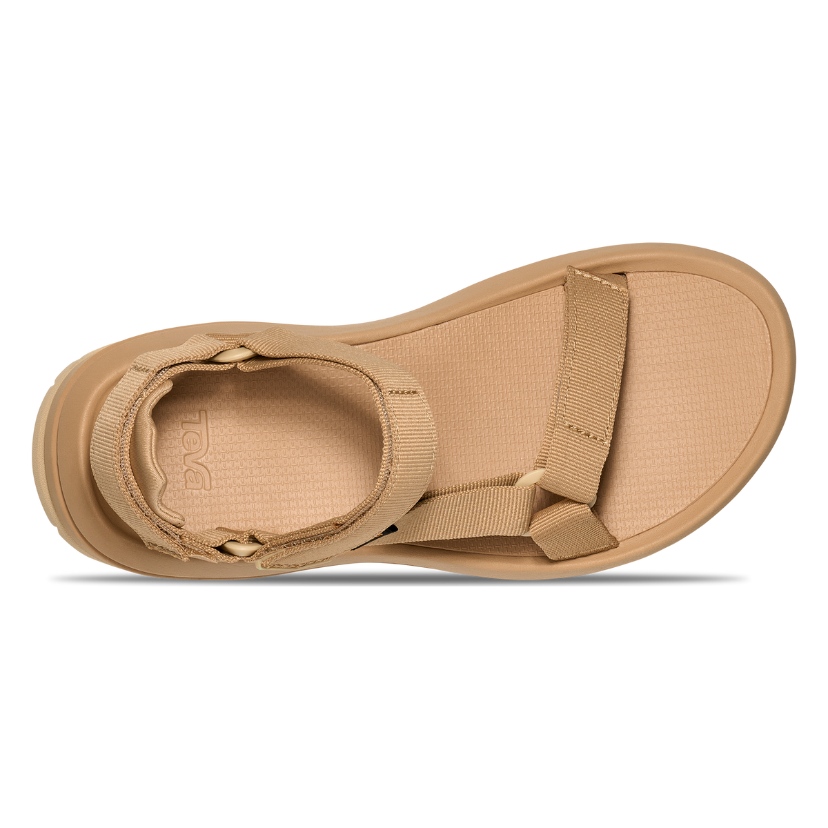 Teva Hurricane XLT3 women's sandal in Tan, top view