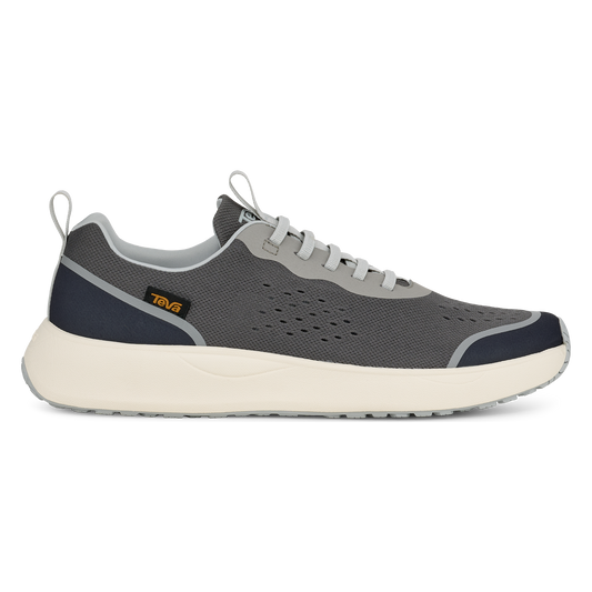 Teva Hydratrek Fairwind men's boat shoe in Dark Gull Grey/Black, side view