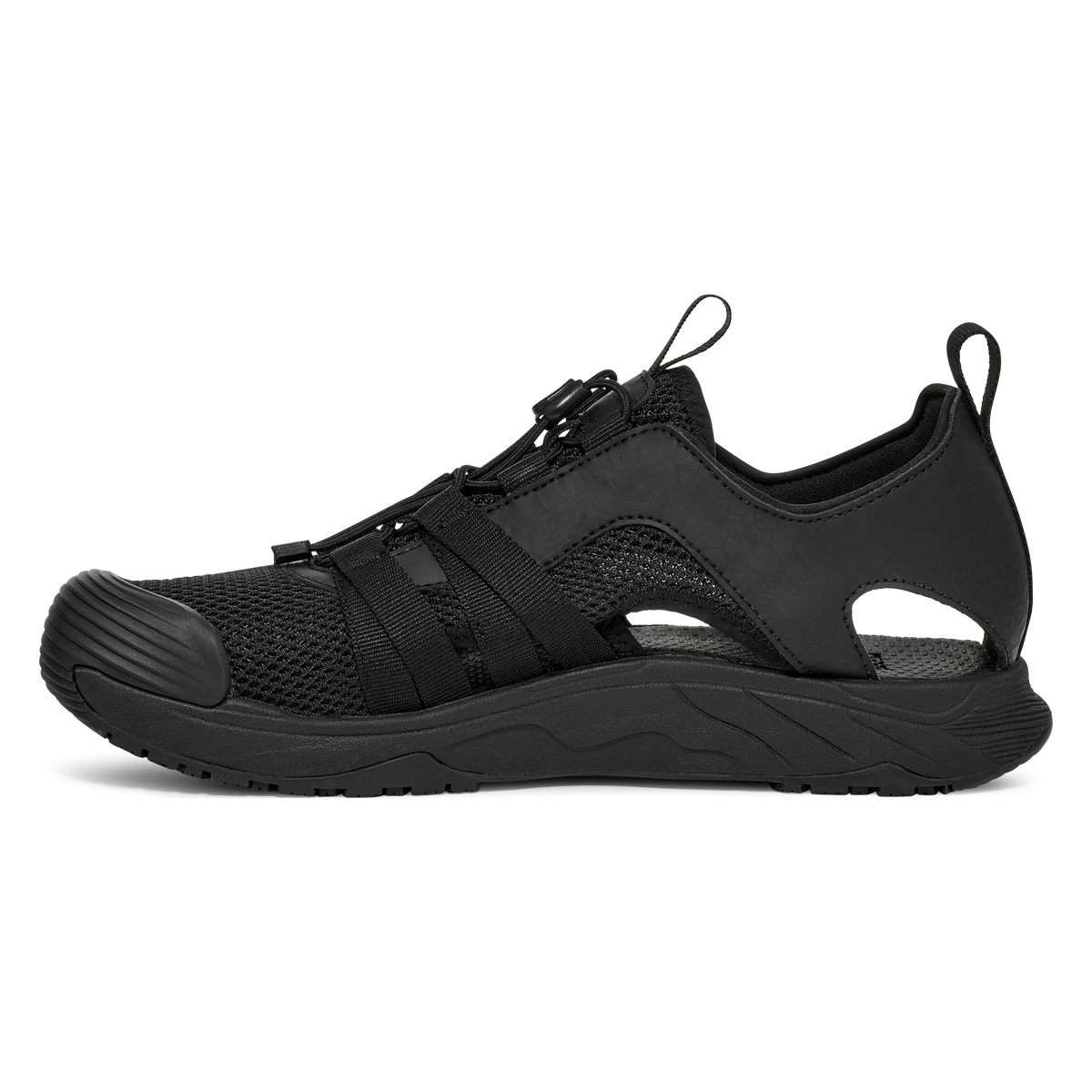 Teva Hydratrek Sandal CT men's closed-toe water sandal in Black, inside view