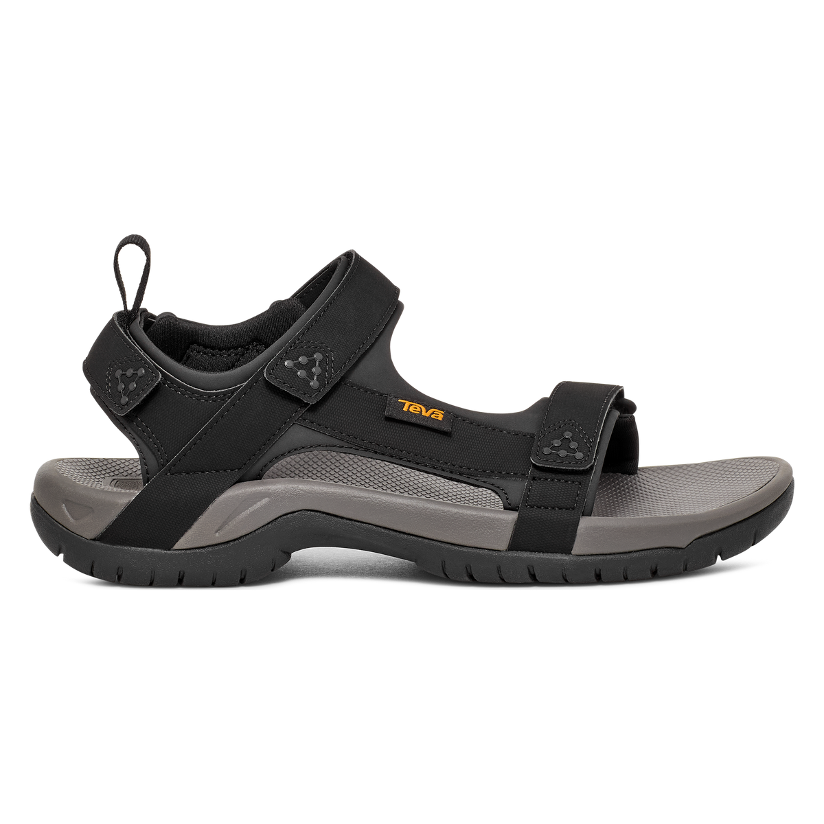 Teva Meacham men's sandal in Black, side view